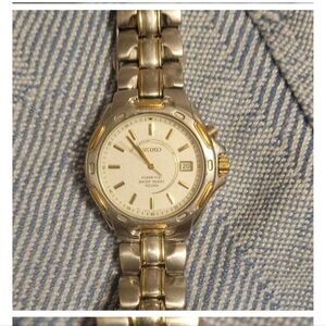 Seiko Silver and Gold Indicator Smartwatch